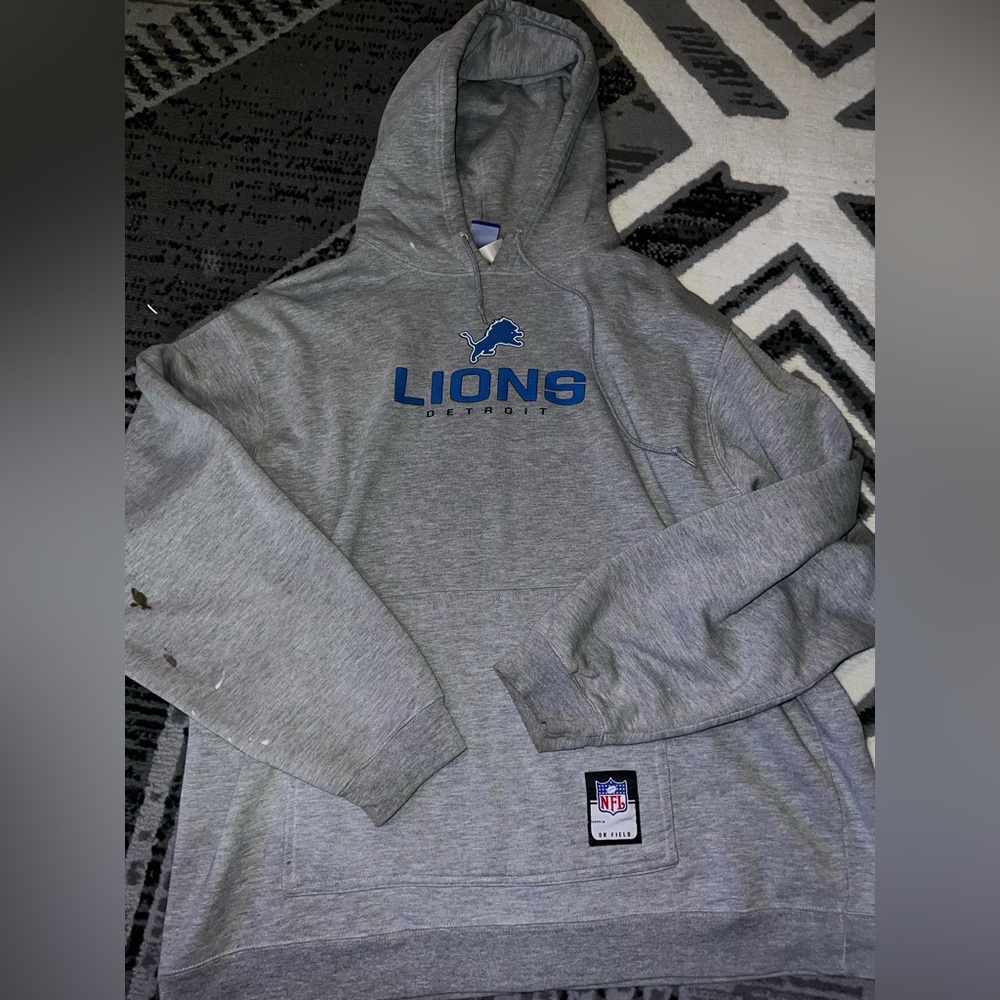 NFL Gray Lions Hoodie